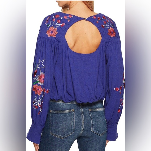 13. Free People Lita Embroidered Top | Size XS - Picture 4 of 16